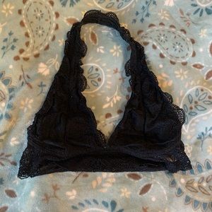 Black Halter Bralet